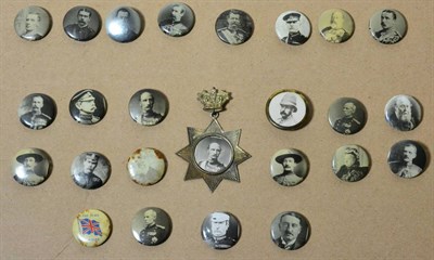 Lot 166 - A Collection of Twenty Five Boer War Badges, all but one with a photographic portrait of the...