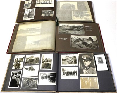 Lot 216 - A Collection of Three German Photograph Albums, comprising: Album 1) circa 1929-31, approx.100...