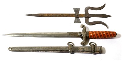 Lot 223 - A German Third Reich Army Officer's Dagger, the blade etched maker's mark, ";Alcoso,...