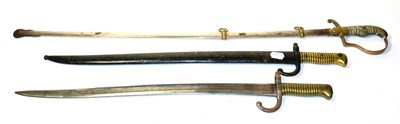 Lot 254 - An Imperial German Army Officer's Sword, the 78cm epee blade etched with martial trophies, the...