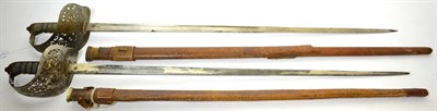 Lot 301 - A George V 1897 Pattern Infantry Officer's Dress Sword, the 82 cm part-fullered, single edge...