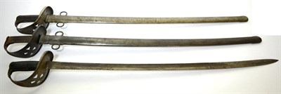 Lot 335 - A British 1885 Pattern Cavalry Trooper's Sword, the 86.5cm single edge fullered steel blade...