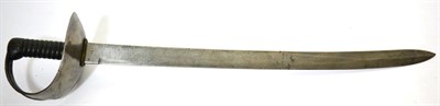 Lot 347 - A 19th Century Naval Boarding Cutlass/Lead Cutting Sword, possibly Scandinavian, the 63cm...