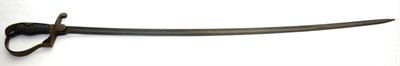 Lot 349 - A Second World War German Infantry Officer's Sword, with 86cm single edge fullered steel blade,...