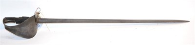 Lot 379 - A Rare British Model 1859 Naval Cutlass Bayonet, Second Type, the 64cm single edge steel blade...