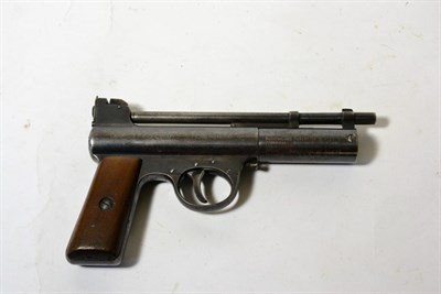 Lot 476 - PURCHASER MUST BE 18 YEARS OF AGE OR OVER A Webley & Scott Ltd. Mk.I .22 Calibre Air Pistol,...