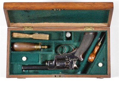 Lot 544 - A 19th Century Beaumont-Adams .31 Calibre Double Action Five Shot Percussion Revolver by the London