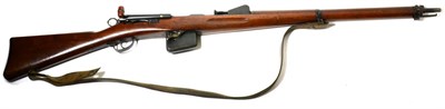 Lot 556 - A Swiss Schmidt Ruben Model 1889 Straight Pull Bolt Action Repeating Rifle, 7.5 x 53.5 calibre,...