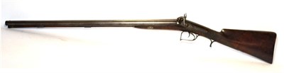 Lot 558 - An Early 19th Century Double Barrel Percussion Sporting Gun by Jones & Grittis, the 69.5cm damascus