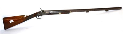 Lot 568 - An Early 19th Century Single Barrel Percussion Sporting Gun, the 79cm round barrel with top...