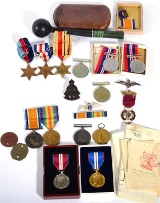 Lot 3 - Two First World War Pairs, each comprising British War Medal and Victory Medal, respectively to...
