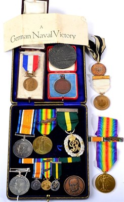 Lot 19 - A First World War Trio, to CAPT.K.PRETTY, comprising British War Medal, Victory Medal with MiD...