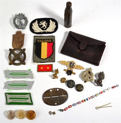 Lot 135 - A Quantity of Mainly German Militaria, including a 1957 West German Veteran's Squadron Clasp...