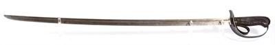 Lot 171 - A Japanese Type 32 Cavalry Trooper's Sabre, the 82.5cm single edge fullered steel blade stamped...