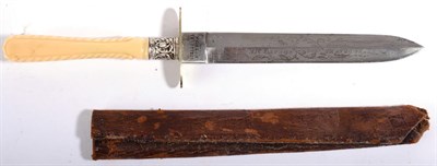 Lot 216 - A Late 19th Century Prostitute's Knife, the etched blade stamped, ";Manson, Sheffield"; to the...