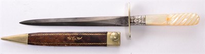 Lot 217 - A Late 19th Century Prostitutes Knife, the blade stamped ";T. Ellin, Sheffield"; to the...