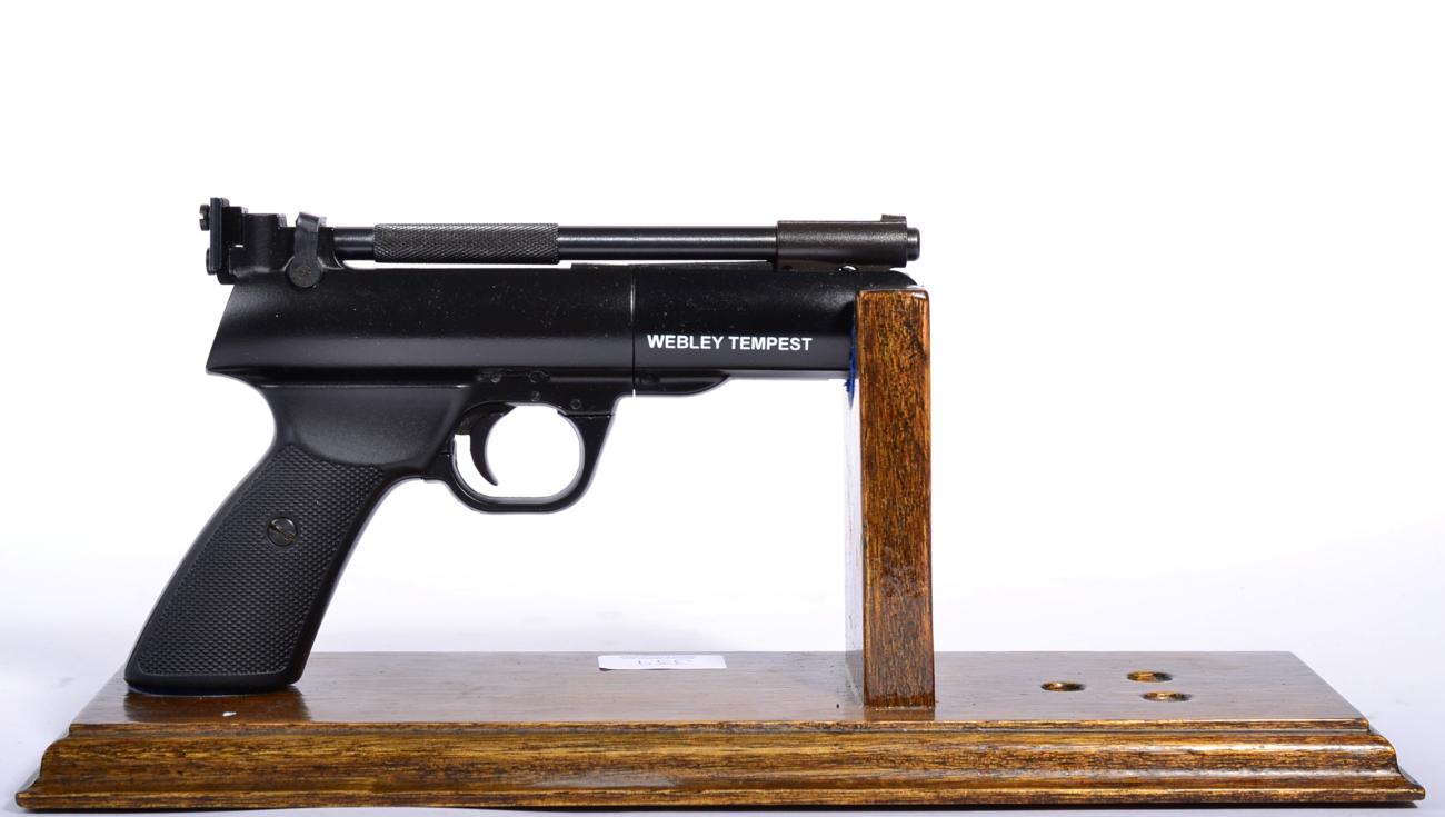 Lot 341 - PURCHASER MUST BE 18 YEARS OF AGE OR OVER A Webley, ";Webley Tempest";, .177 Calibre Air...
