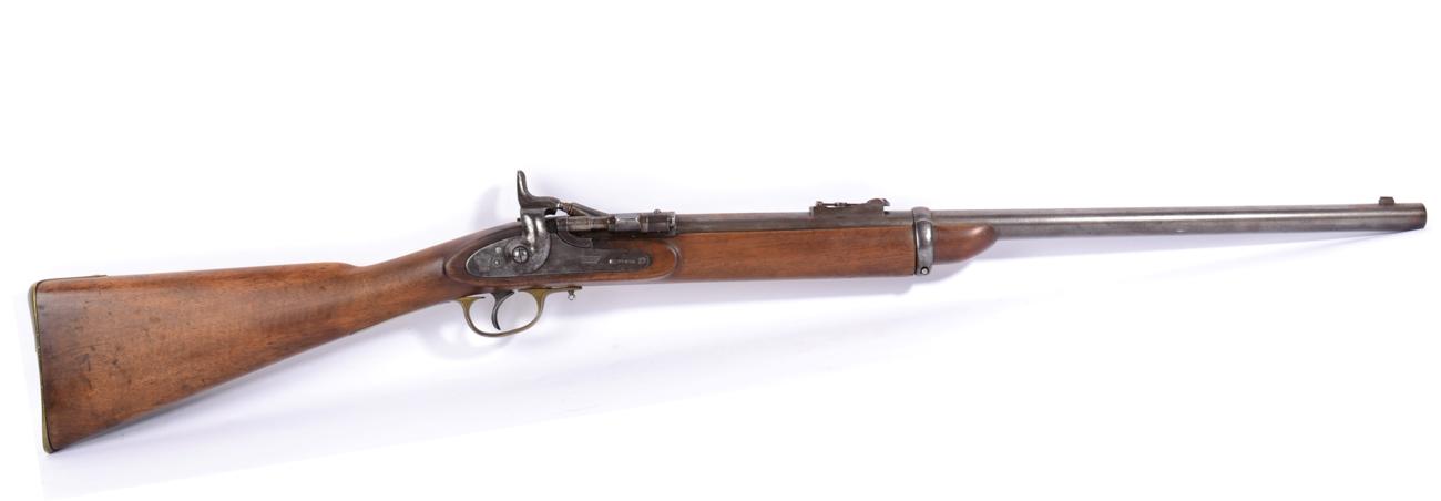 Lot 391 - A Victorian Snider Rifle, the lock plate stamped with crowned VR/1872, V &amp; R Blakemore,...