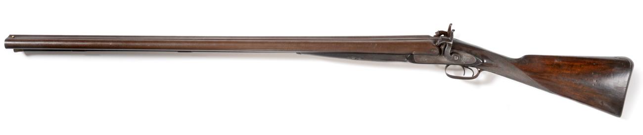 Lot 403 - A 19th Century 8 Bore Side by Side Double Barrel Percussion Wild Fowling Gun by Cundy & Co.,...