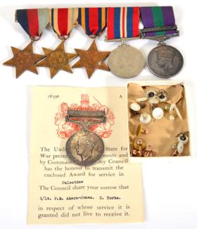 Lot 6 - A Second World War Group of Five, comprising 1939-1945 Star, Africa Star, Burma Star, War Medal and