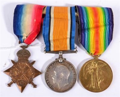 Lot 38 - A First World War Trio, comprising 1914 Star, British War Medal and Victory Medal, awarded to 19504