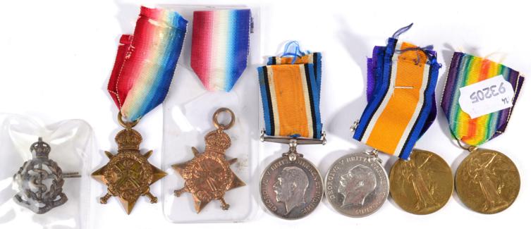 Lot 39 - A First World War R.A.M.C. Trio, comprising 1914 Star, British War Medal and Victory Medal, awarded