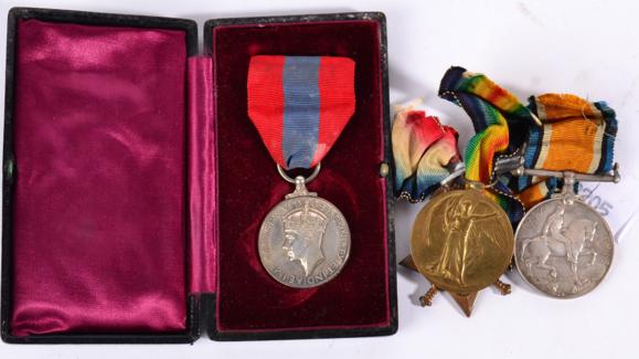 Lot 47 - A First World War Trio, comprising 1914 Star, British War Medal and Victory Medal, awarded to...