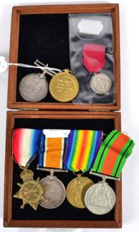 Lot 49 - A First World War Trio, comprising 1914-15 Star, British War Medal and Victory Medal, awarded...