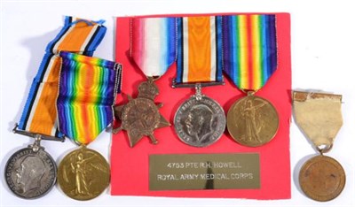 Lot 66 - A First World War Trio, comprising 1914 Star, British War Medal and Victory Medal, awarded to...