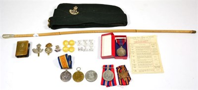 Lot 91 - The Armstrong Family at War:- a First World War pair comprising British War Medal and Victory Medal