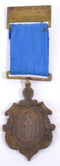Lot 97 - American Civil War - a City of Brooklyn Veteran's Medal, 1866