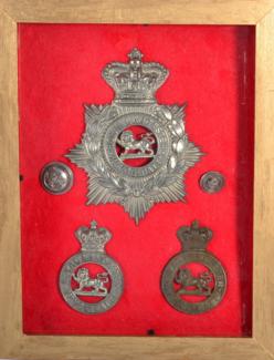 Lot 114 - A Victorian Royal Lancaster 1st Volunteer Battalion Helmet Plate, in white metal with voided centre