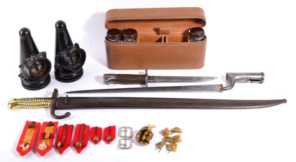 Lot 169 - A Second World War Horse Gas Mask, comprising twin conical bakelite cones, internally fitted...