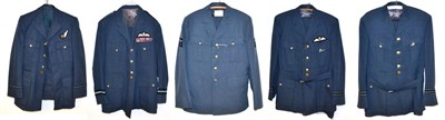 Lot 239 - Three Post-Second World War RAF Officer's No.1 Uniforms, each comprising a tunic and pair of...