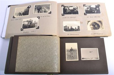 Lot 256 - A German Third Reich Period Photograph Album, probably Afrika Korps, the cover titled, ";Meine...