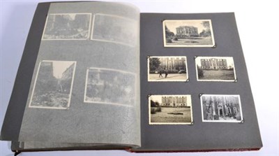 Lot 258 - A German Third Reich Period S.H.D. Photograph Album, the cover with a group portrait photograph...