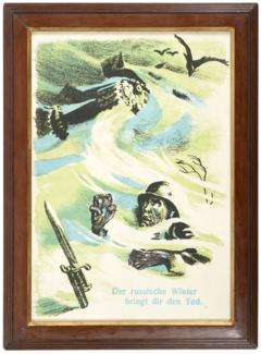 Lot 263 - German Third Reich Period: ";Der Russische Winter Bringt Dir Den Tod";, a (possibly Russian)...