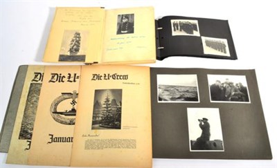 Lot 265 - German Third Reich Period: Three Copies of ";Die U-Crew Nachrichtenblatt"; (Newsletter), comprising