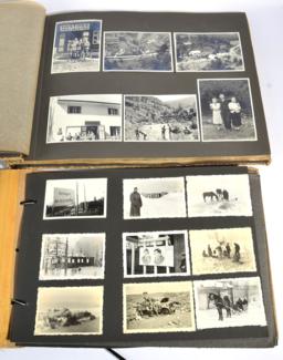 Lot 266 - Two German Third Reich Period Photograph Albums, comprising: Album 1 - approx. 110 photographs,...