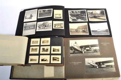 Lot 268 - A German Aviation Photograph Album, Circa 1926, containing approx. 90 well-presented and...