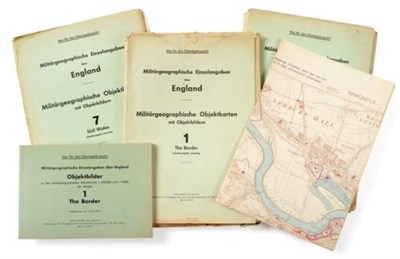 Lot 280 - Operation Sea Lion (The Proposed German Invasion of England) - Three Folders of Rare Second...