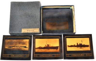 Lot 284 - A Set of Forty Nine German Third Reich Photographic Negatives 'England Schiffserkennungsdienst...