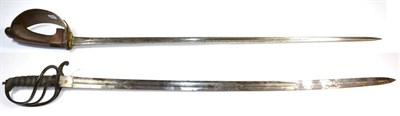 Lot 312 - A Victorian 1821 Pattern Presentation Cavalry Officer's Sword, the 90cm single edge fullered...