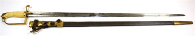 Lot 325 - A George III Spadroon by Thomas Gill, Birmingham, the 85.5cm single edge fullered steel blade...