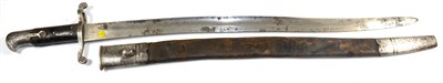 Lot 332 - A Rare Victorian Model 1863 Whitworth Sword Bayonet, the blade and hilt with government inspector's