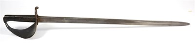 Lot 335 - A British 1871 Pattern Naval Cutlass Bayonet, one side of the 65cm single edge steel blade...