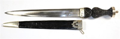 Lot 359 - A 19th Century Scottish Dirk, the 33.5cm single edge fullered broad steel blade stamped ECSG at the