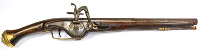 Lot 455 - A Non-working Copy of a French Wheel-lock Pistol, with 39cm steel barrel, beech full stock,...