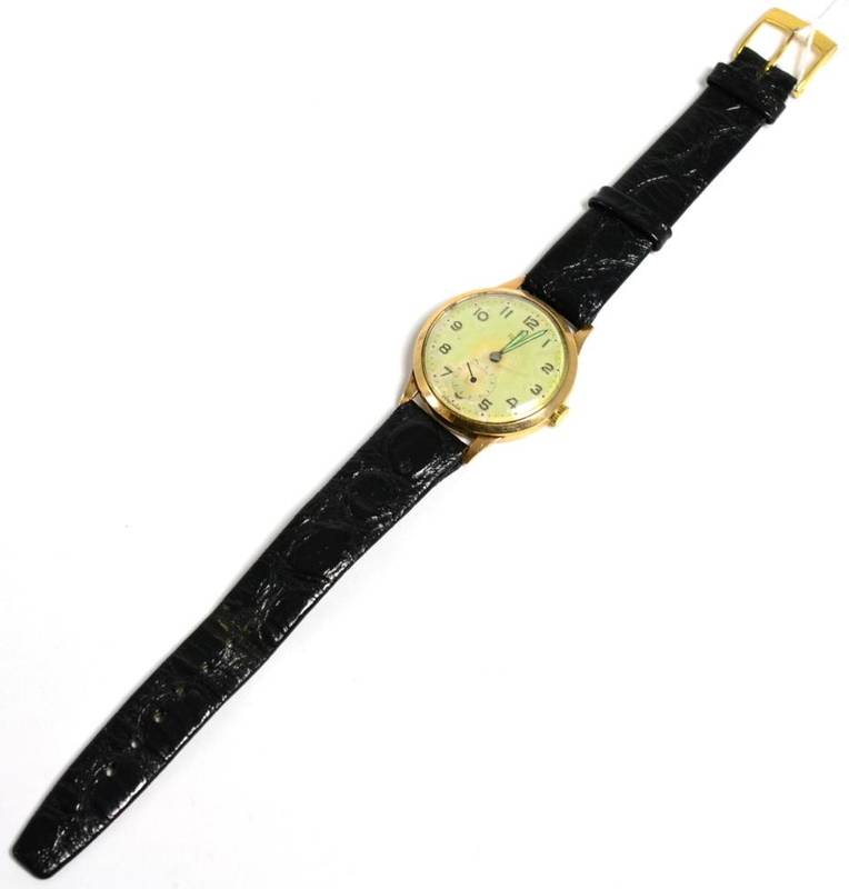Lot 28 - A Tudor wristwatch on a leather strap