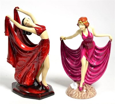 Lot 223 - Kevin Francis artists proof pottery figure of a dancer by John Michael; together with Kevin Francis